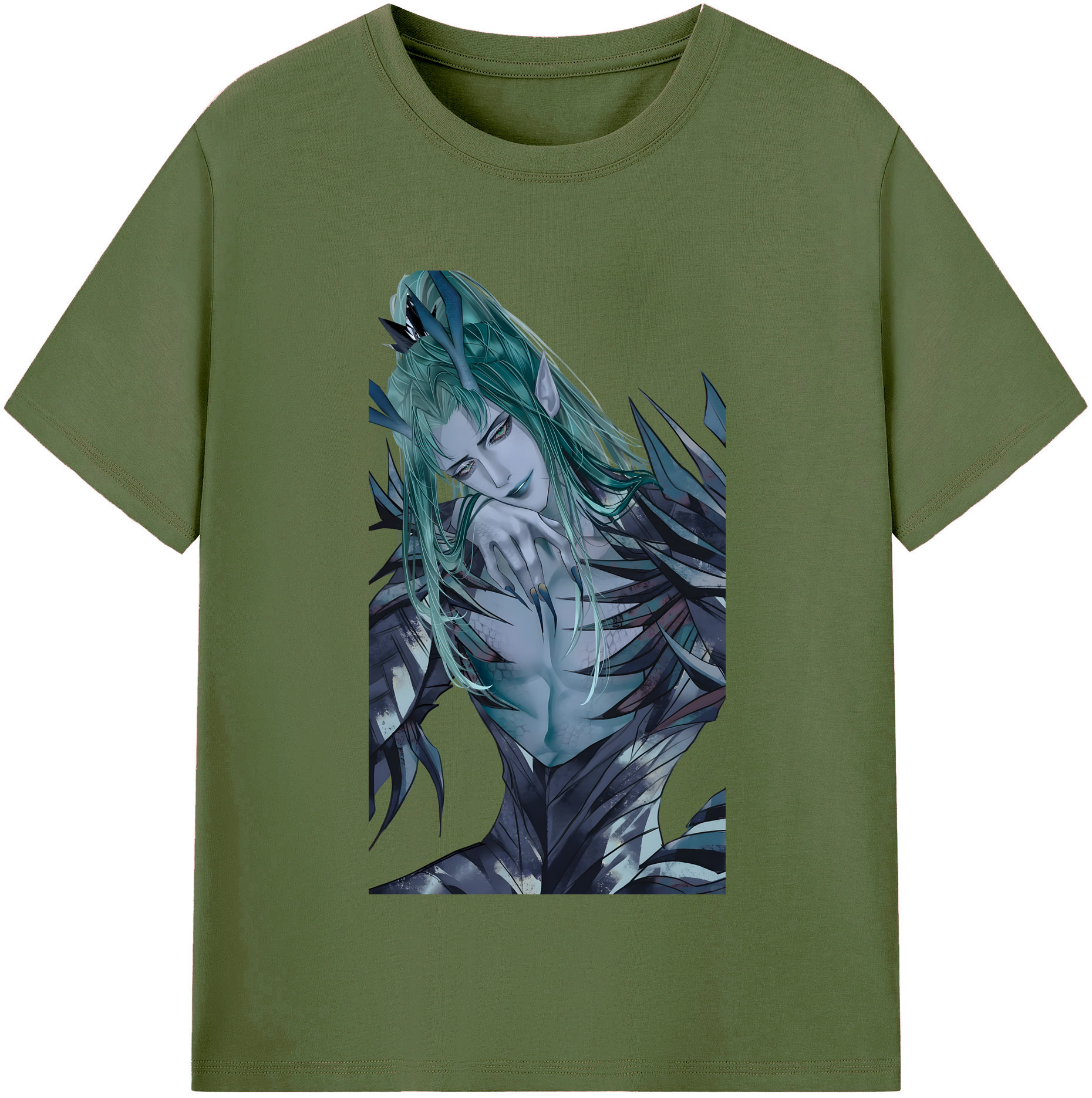 （画像用） Ne Zha 2 ナタ 魔童の大暴れ 綿100％半袖Tシャツ（フロントプリント）